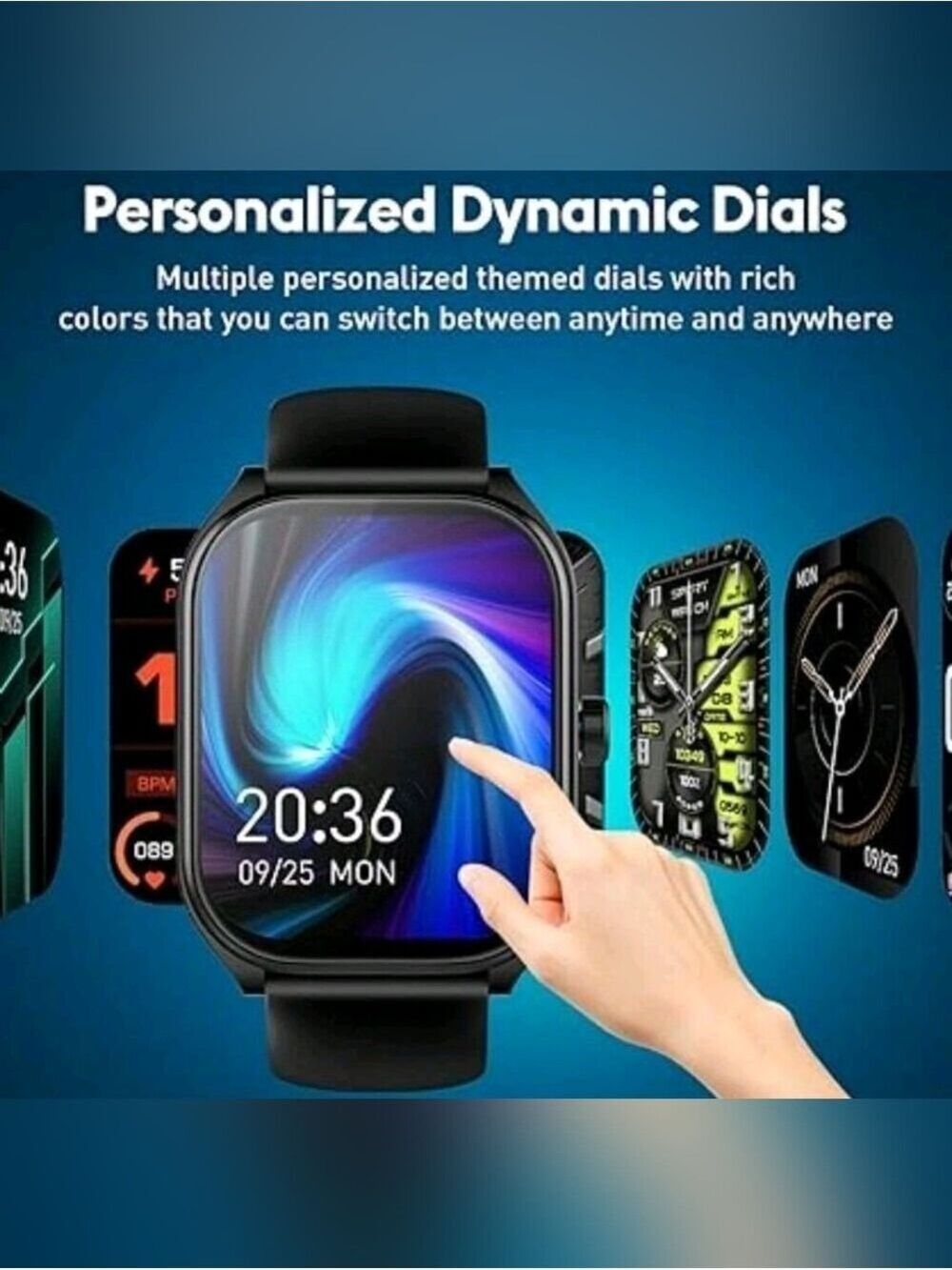 AOLON Curve 2.01" Smartwatch Fitness Tracker - Picture 3 of 6